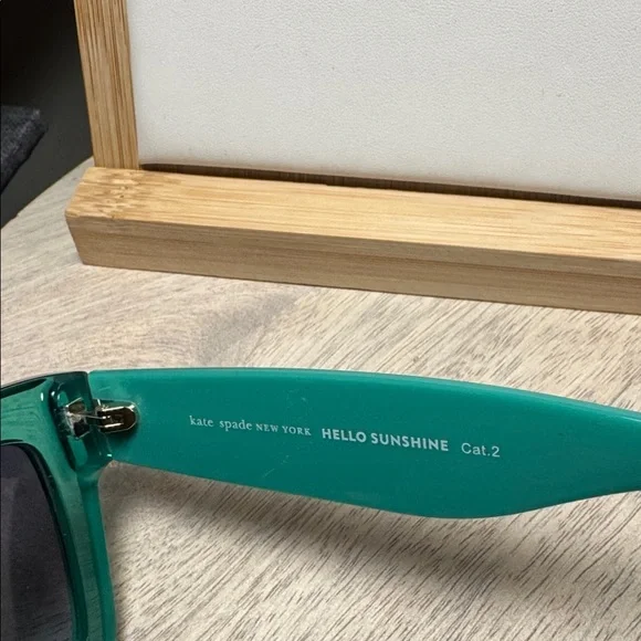 Kate Spade Brynne/G/S Green Sunglasses with Case and 
